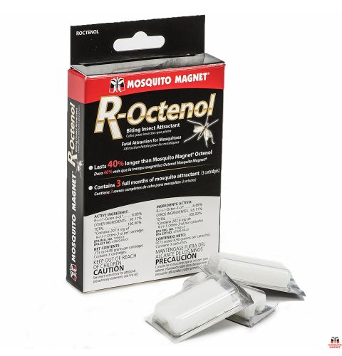 Набор приманок R-Octenol на 2 месяца - 3 таблетки для уничтожителей комаров и мошки Mosquito Magnet
