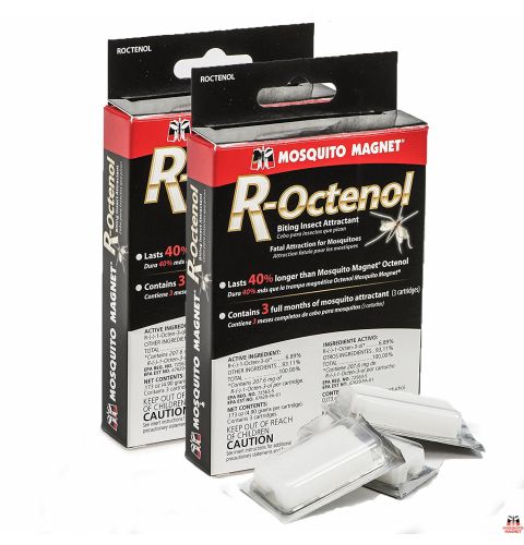 Набор приманок R-Octenol на 4 месяца - 6 таблеток для ловушек для комаров и мокрецов Mosquito Magnet